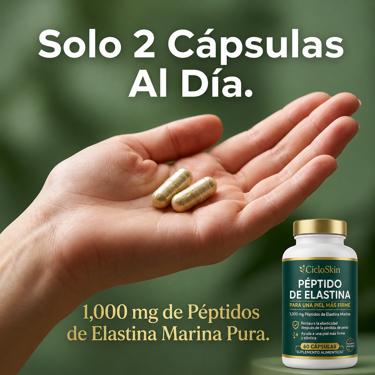 Fórmula Reafirmante de la Piel con Péptidos de Elastina